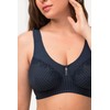 Ulla Popken Ladies’ Relief Bra, Non-Wired, Rhinestone Pendant, C–G Cup