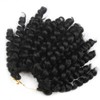 6 Pcs Jumpy Afro Kinky Twist Crochet Braid Natural Black