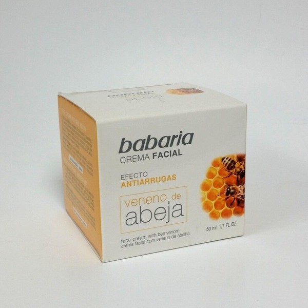 Babaria Anti Wrinkle Face Cream with Bee Venom Sting Anti-aging 1.6oz / 50mL
