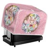 NETILGEN Easter Flower Wreath Cute Rabbit 4 Slice Toaster Dust