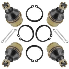 Caltric 4 Upper and Lower Ball Joint for Honda TRX650FA TRX650FGA Rincon 650 2003-2005