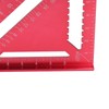 Woodworking Triangle Aluminum Alloy Red Corrosion Resistance Clear Scale Carpentry