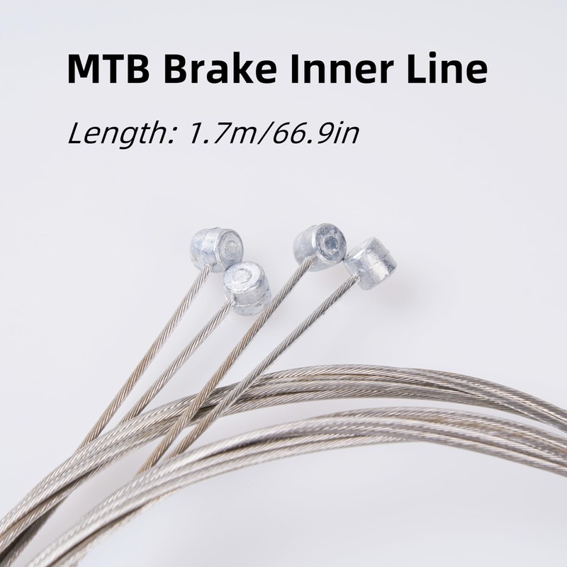 CIQIYO Stainless Steel Bike Brake Inner Cables,Bike Brake Line Core