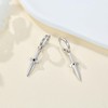 DAYLINLOVE Sterling Silver Sword Dangle Earrings