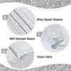 Eternal Beauty 48 Inches Long Sequin Glitter Silver Table Runner