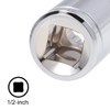 sourcing map 1/2-inch Drive E15 Universal Spline Socket Shallow 12