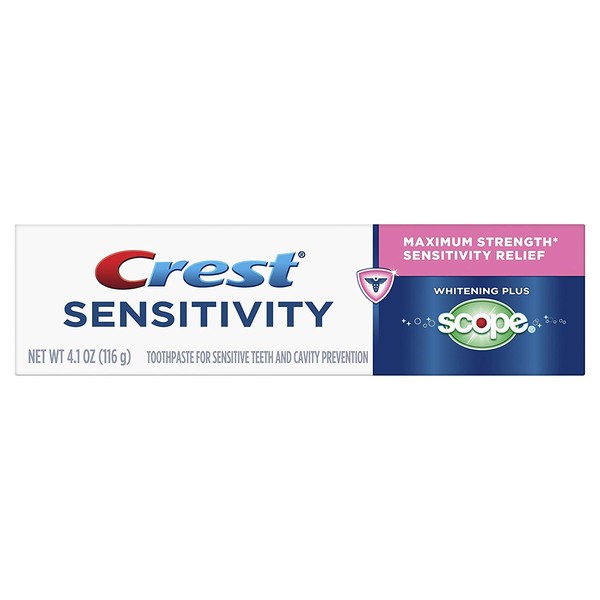 Crest Sensitivity Whitening Plus Scope Minty Fresh 4.1 oz (Pack of 4)