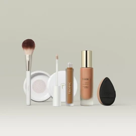 Tropic Skincare The Radiant Complexion Kit, Shade 8 (Medium-deep with warm undertones) / Eco (save £30)