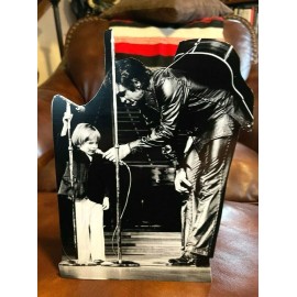 Johnny Cash Country Music Star Figure Tabletop Display Standee 10" Tall