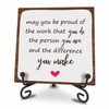 qyuvanbu Wooden Gift Sign - May You Be Pound -