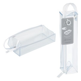 Kokuyo F-VBF143W C2 Pencil Case, Clear Type, Pure White