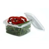 Decony 32 oz 25 Pc. Square Clear Deli Containers with