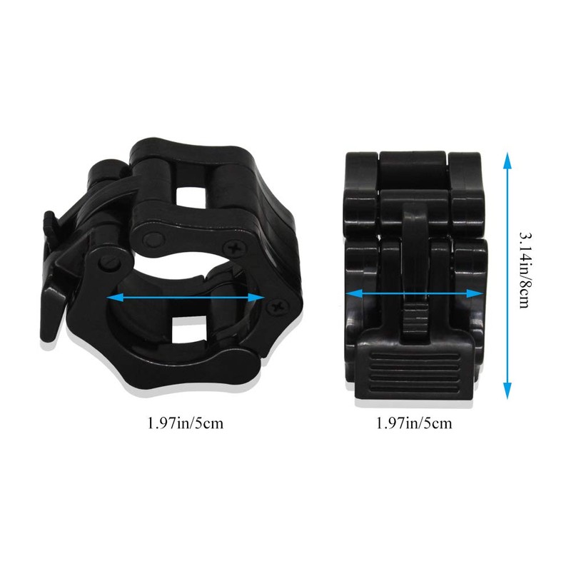 ValueHall 2" Barbell Collars- Quick Release Set of 2 Weight