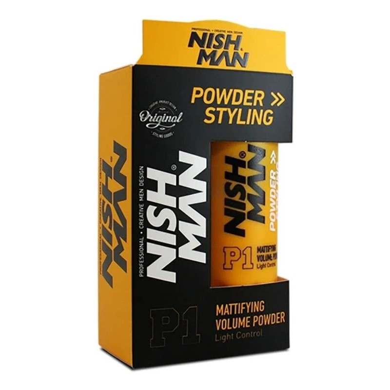 Nish Man Cera En Polvo P1 Da Volumen Control Ligero