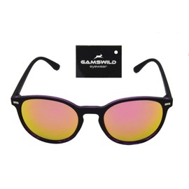 Gamswild GAMSSTYLE WM1222 Sunglasses WM1220 Unisex Soft Touch TR90 | Brown | Blue | Pink | Red/Orange | G15 | Green/Turquoise, pink