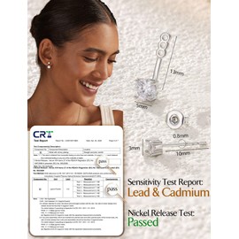 ADRAMARA Sterling Silver Ear Jacket Earrings Cubic Zirconia Front & Back Statement Stud Earrings Hypoallergenic 14K Gold Plated Huggie Hoop Jewelry Gift for Women