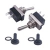 2 Pcs SPDT Mini Micro Toggle Switch, ON/Off 2 Position