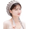 COCOSILK Silk Night Cap, 100% Naturally Spun Silk, Back Ribbon