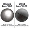 Ohto Ceramic Roller Water-Based Refills C-305P, Black Ink, Metal Body