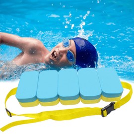 MYSOLA Cinturon Flotador, Flotadores para Entrenamiento de Natación en Piscina, Cinturón de Seguridad Flotante Ajustable de Espuma EVA para Flotación Acuático, Aeróbicos para Adultos y Nino