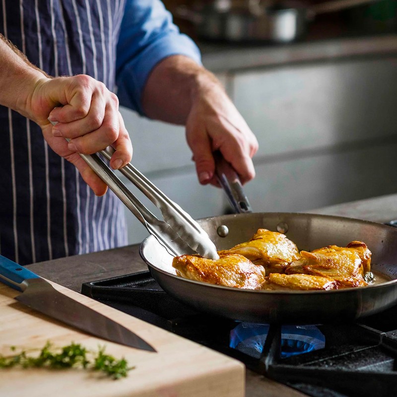 Misen 5-Ply Stainless Steel 10" Frying Pan - Professional Cookware