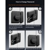 ETEKJOY Keyless Cabinet Lock 3-Digit Combination for Swinging/Sliding Door Drawer