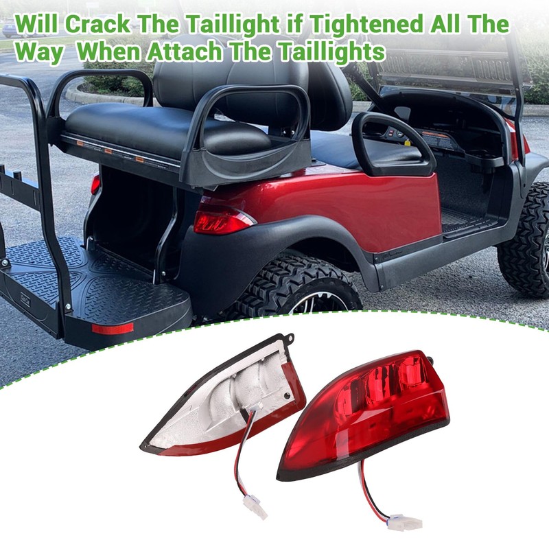 10L0L Golf Cart Tail Lights for Club Car Precedent 2004-Up