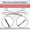 2 Pcs Surgical Metzenbaum Scissors 7" Blunt/Blunt Blades Straight +