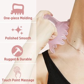 Large Fascia Massage Blaster Tool for Cellulite, Myofascial Release, Muscle Knots, Trigger Points Body Gua Sha Massager Tool for Tension Relief Promote Lymphatic Circulation