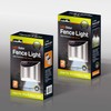 Solalite® 2 Pack Stainless Steel Security Solar Wall Lights -