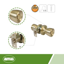 AMIG Brass Knob Matt 60/70 mm