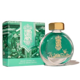 Ferris Wheel Press Fountain Pen Ink | Everyday Ink Collection | Bright Teal with Silver Shimmer | 38ml