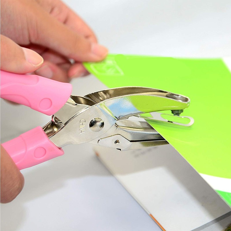 2 Pcs/Set 1/4 Inch Heart Shaped Hole Puncher Paper Punches