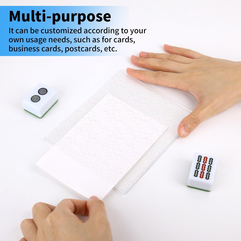 Mahjong Card Sleeves - 4 Pack - Fit Large Size