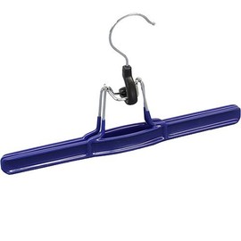 Bürstenmann Trouser Clip Hanger, Metal, Blue, 7.5 x 27.5 x 15.5 cm