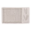 Silicone Mold Safe Elastic Grey Leaves Bamboo Design Tear Resistant