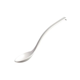 APS 88627 Feinkostlöffel, 6er Set, Ø 6cm, Länge: 23cm SAN, weiß