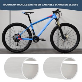 LT Easiyl 2PCS Bike Seatpost Reducing Sleeve 28.6mm to 25.4mm Stem Height 38mm Aluminum Alloy Bicycle Seat Post Tube Adapter for Mountain Bike Road Bike Silver