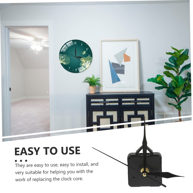 TEHAUX 1 Set DIY Silent Wall Clock Movement Kit High