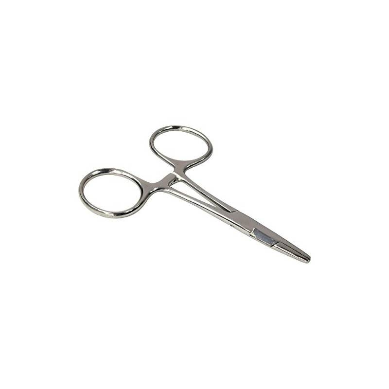 HTS 226H4 4" Stainless Steel Locking Fisherman's Hemostat with Scissors