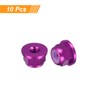 sourcing map Nylon Insert Hex Lock Nuts, 10pcs - M3