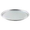 Pactogo 12" Round Aluminum Foil Pizza Pan - Disposable Waffle