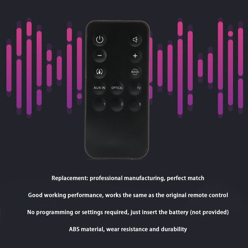 Remote Control for Cinema SB400 Soudbar Replacement Remote Control for