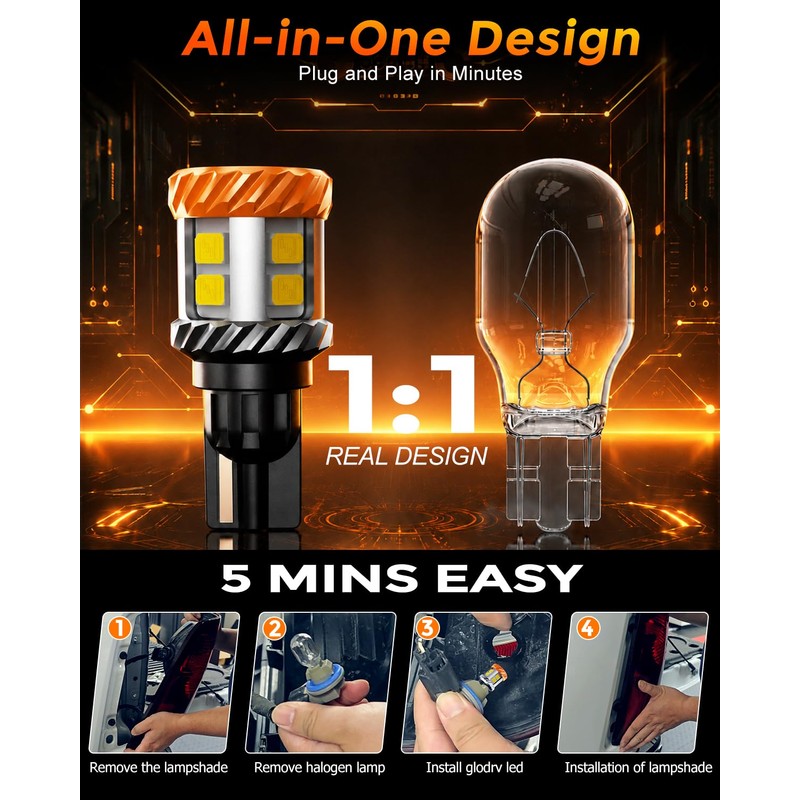 [2026 Upgraded 921 912 Led Cargo Light for Ram 1500/2500/3500