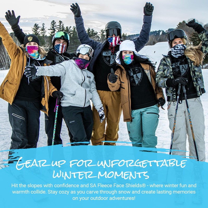 S A Frost Tech Fleece Winter Face Shield | Breathable,