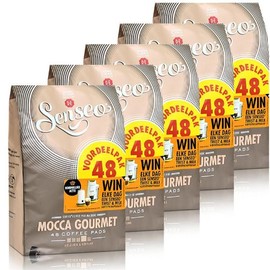 5x Senseo Mocca Gourmet Coffee Pads (48 Pads)