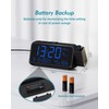 Roxicosly Projection Alarm Clock for Bedroom Ceiling, 118 dB Super