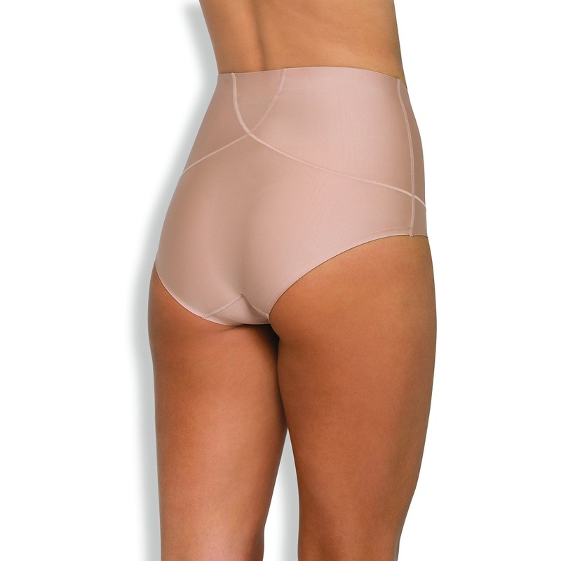 Nancy Ganz Women's Body Architect Waisted Brief, Warm Taupe, Large
