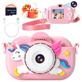 YEEHAO Kids Camera for Toddler Girls Boys Aged 3-9, YEEHAO 32MP Kids Toys Digital Camera 3 4 5 6 7 8 9 Year Old Girls, Children Birthday Gift for Kids