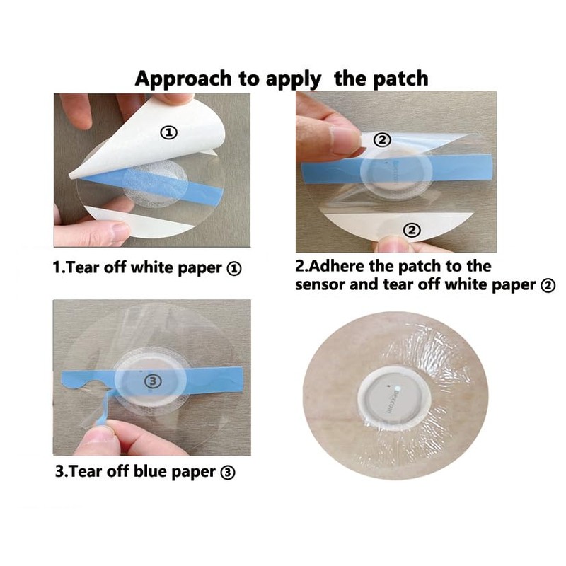 G7 Over Patches Waterproof - 55 Pack Tape for G7,Stelo-Transparent